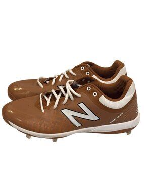 New Balance Mens Kinetic Stitch Baseball Cleats Size 15 Brown
